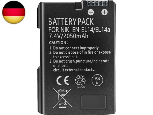 El14 akku 2050mah - en-el14, 7,4v